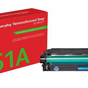 Toner remanufacturé Cyan Everyday™ de Xerox compatible avec HP 651A 650A 307A (CE341A/CE271A/CE741A), Capacité standard
