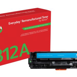Toner remanufacturé Cyan Everyday™ de Xerox compatible avec HP 312A (CF381A), Capacité standard
