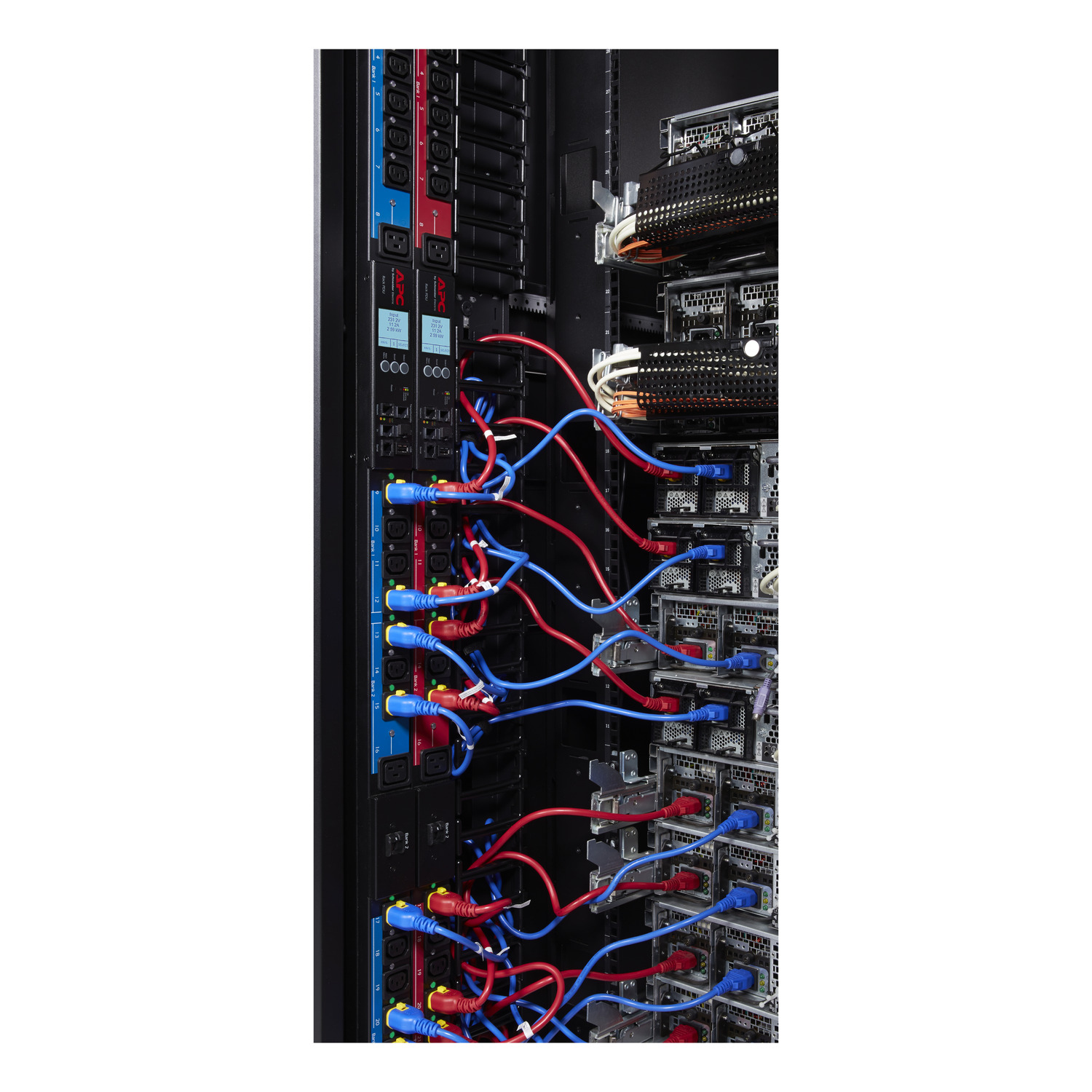 APC NetShelter - Kit cordon d'alimentation - Verrouillable - 6 câbles - 0,6m – Image 2