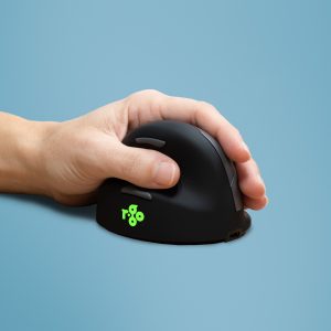 R-Go Tools Souris Ergonomique R-Go HE Break avec logiciel de pause, gaucher, grand (longueur de la main > 185 mm), bluetooth, noir