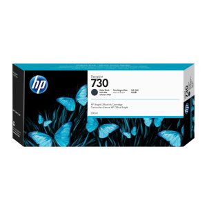 HP Cartouche d’encre 730 DesignJet noir mat, 300 ml