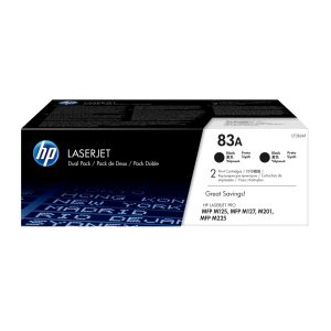 HP Pack de 2 toners LaserJet 83A noir authentiques
