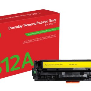 Toner remanufacturé Jaune Everyday™ de Xerox compatible avec HP 312A (CF382A), Capacité standard