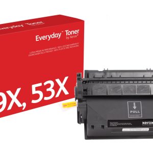 Toner Everyday™ Noir de Xerox compatible avec HP 49X 53X (Q5949X/ Q7553X), Grande capacité