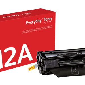 Toner Everyday™ Noir de Xerox compatible avec HP 12A (Q2612A), Capacité standard
