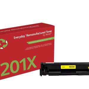 Toner remanufacturé Jaune Everyday™ de Xerox compatible avec HP 201X (CF402X), Grande capacité