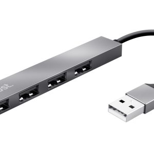 Trust Halyx USB 2.0 480 Mbit/s Aluminium