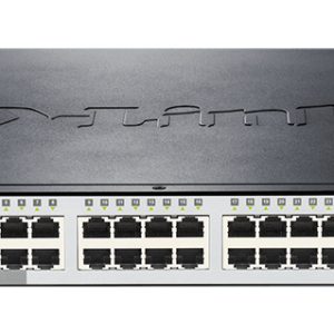 D-Link DGS-1510-28XMP Géré L2/L3 Gigabit Ethernet (10/100/1000) Connexion Ethernet, supportant l'alimentation via ce port (PoE) Noir, Gris