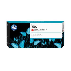 HP Cartouche d'encre DesignJet 746 de 300 ml rouge chromatique