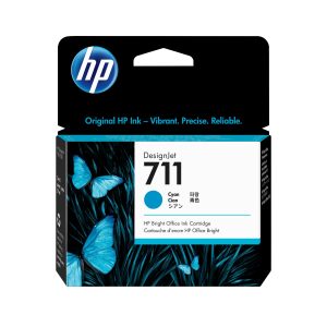 HP 711 cartouche d'encre DesignJet cyan, 29 ml