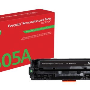 Toner remanufacturé Noir Everyday™ de Xerox compatible avec HP 305A (CE410A), Capacité standard