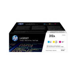 HP Cartouche 312A toner Cyan Tri-Pack