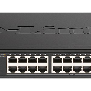 D-Link DGS-1100-26MPV2/E commutateur réseau Géré L2 Gigabit Ethernet (10/100/1000) Connexion Ethernet, supportant l'alimentation via ce port (PoE) Noir