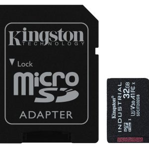 Kingston Technology Carte 32GB microSDHC Industrielle C10 A1 pSLC + adaptateur SD