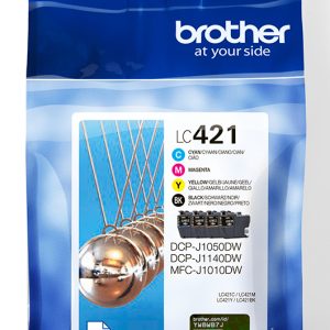 Brother LC421VAL - Pack de 4 cartouches d'encre originales