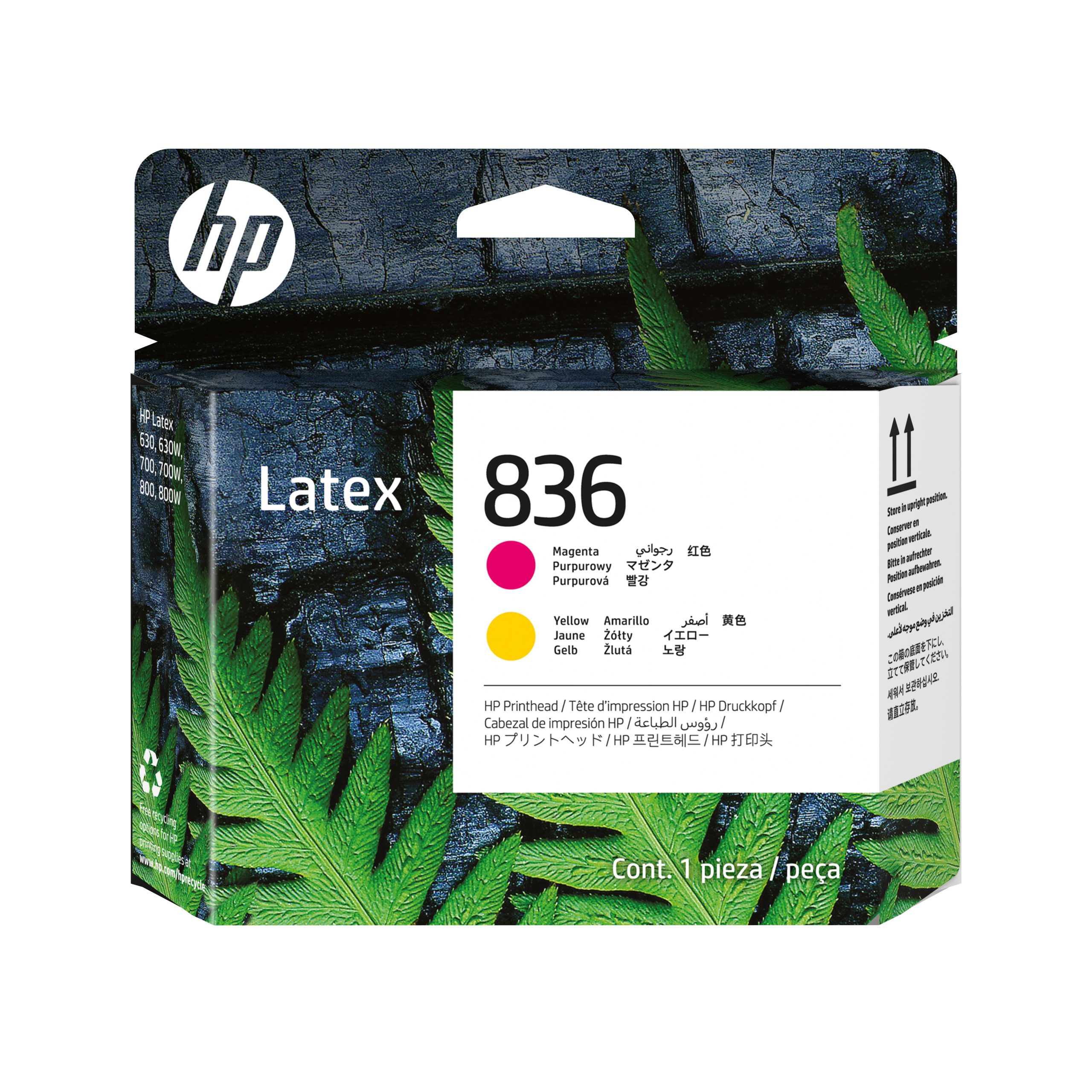 HP Tête d’impression Latex 836 magenta/jaune