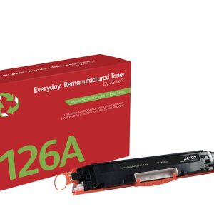 Toner remanufacturé Noir Everyday™ de Xerox compatible avec HP 126A (CE310A), Capacité standard