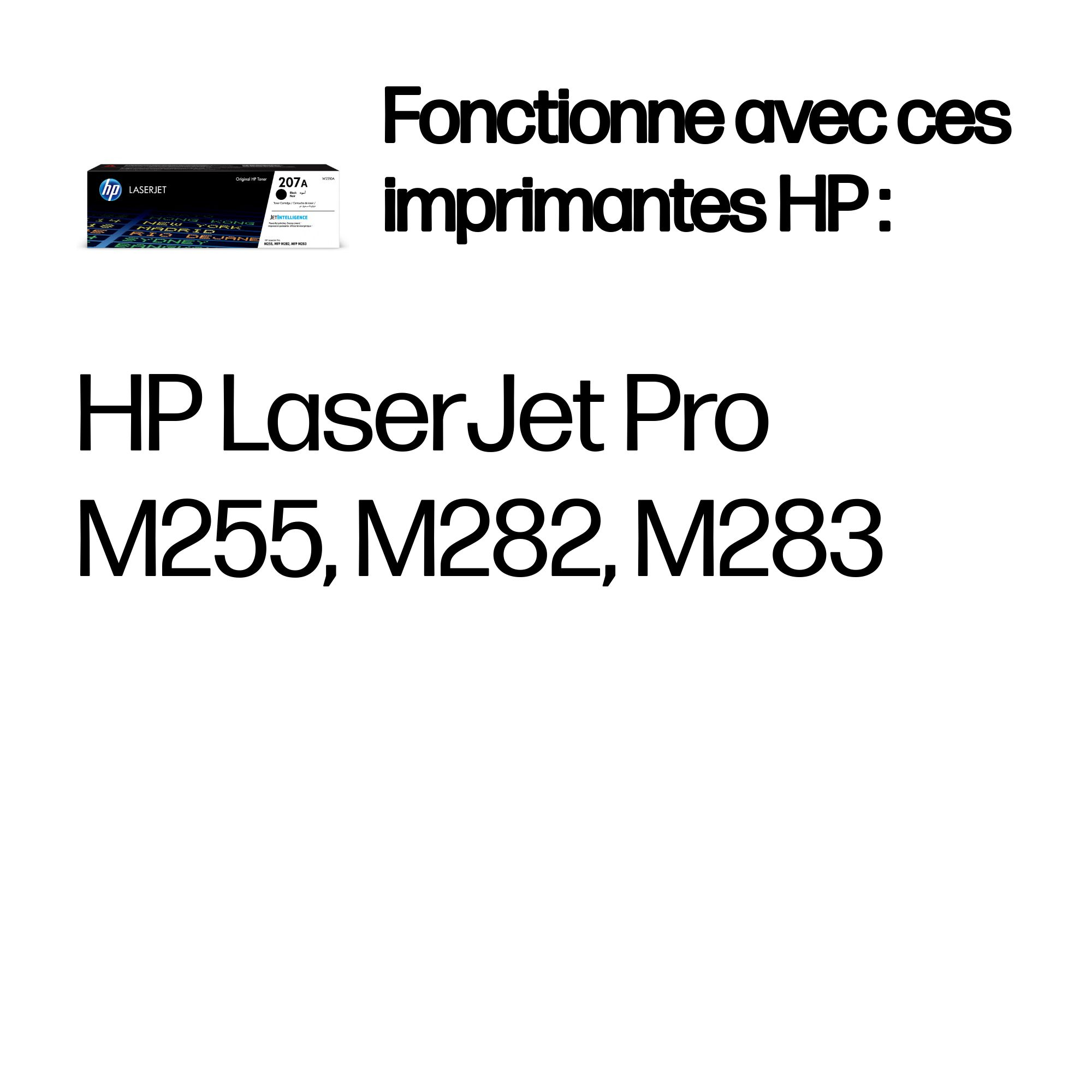 HP Toner noire LaserJet 207A authentique – Image 2