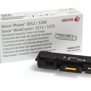 Xerox Cartouche de toner Noir de Capacité standard Phaser® 3052/3260, WorkCentre® 3215/3225 (1500 pages) - 106R02775